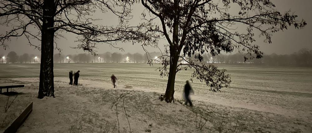 Credit: Sabine Schicketanz, zu sehen: Schneefall in Potsdam 