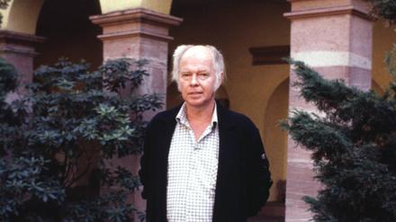 Der Schriftsteller Hermann Peter Piwitt, 1935 in Wohldorf bei Hamburg geboren, im Jahr 1986. 