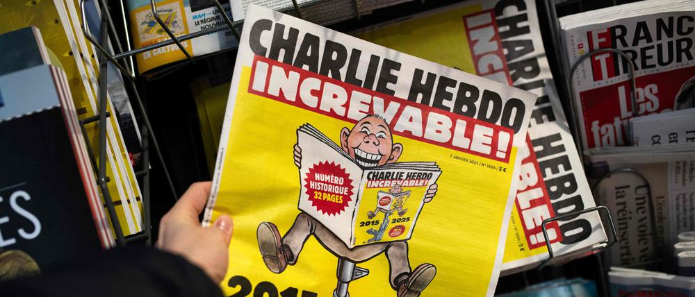 Ausgabe des Satire-Magazins „Charlie Hebdo“