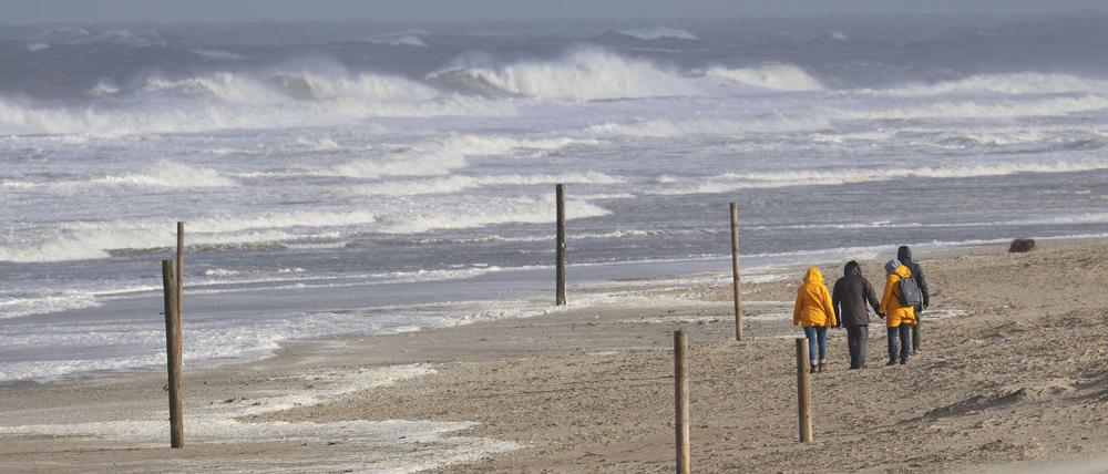 An der Nordsee wird es stürmisch. (Archivbild)