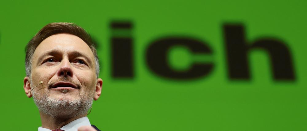 FDP-Chef und Spitzenkandidat Christian Lindner.