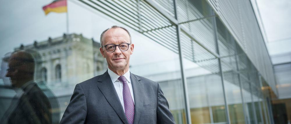 Sorgt mit einer brisanten Forderung für eine hitzige Debatte: CDU-Chef und Unions-Kanzlerkandidat Friedrich Merz.