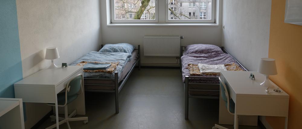 Zimmer in der neuen Einrichtung „Lichtpfade“ für Kinder in Kreuzberg.