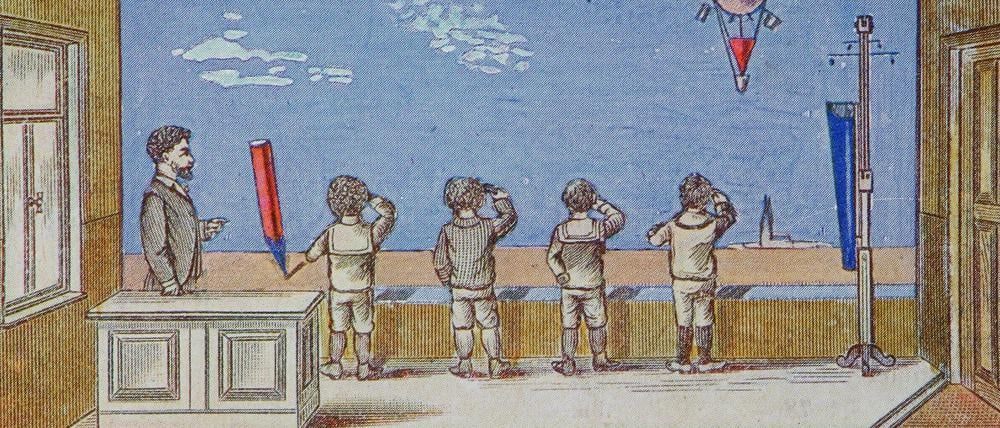 Poetische Einfälle eines Fantasten: Frontispiz von Max Ernst aus Paul Éluards Gedichtband „Répétitions“ von 1921.