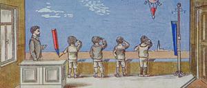Poetische Einfälle eines Fantasten: Frontispiz von Max Ernst aus Paul Éluards Gedichtband „Répétitions“ von 1921.