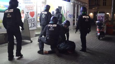 Die Polizei war in Berlin in der Silvesternacht im Großeinsatz. (Archivbild) 