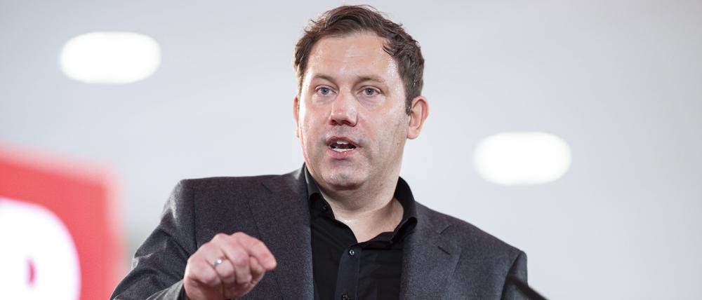 SPD-Chef Lars Klingbeil bei der Landesvertreter:innenversammlung der SPD Niedersachsen in Hannover