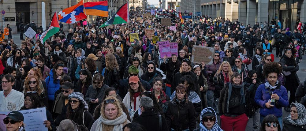 Seit 2019 ist der Internationale Frauentag am 8. März in Berlin ein gesetzlicher Feiertag. (Archivbild)