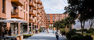 Auf dem ehemaligen Betriebsgelände Knorr-Bremse in Marzahn entsteht ein neues Stadtquartier 