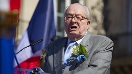 Jean-Marie Le Pen bei einer Rede im Jahr 2016.
