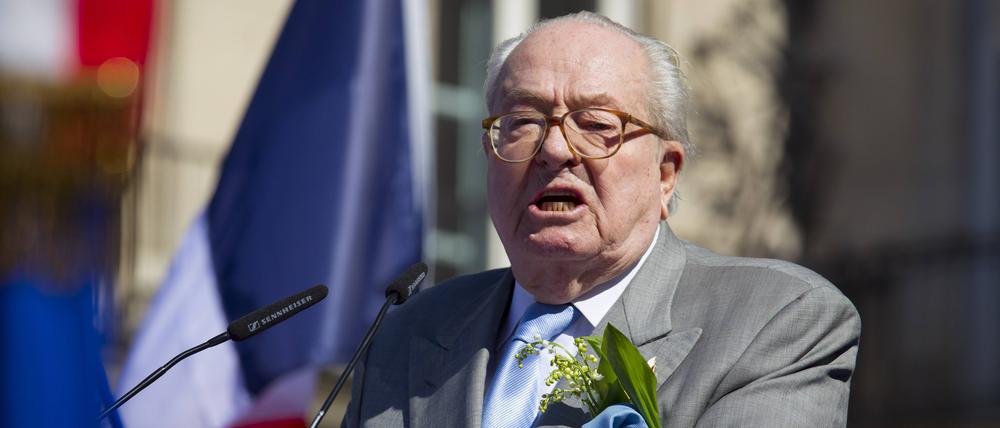 Jean-Marie Le Pen bei einer Rede im Jahr 2016.
