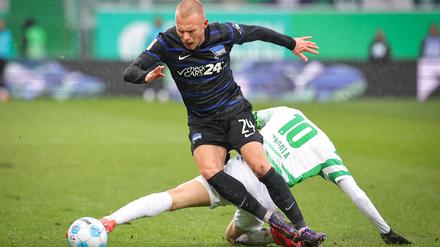 Jon Dagur Thorsteinsson hofft noch auf einen Aufstieg mit Hertha BSC.