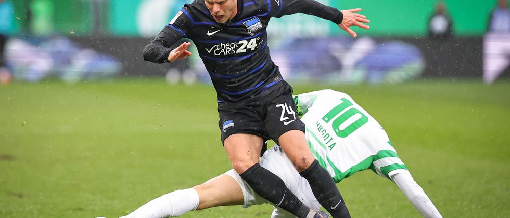 Jon Dagur Thorsteinsson hofft noch auf einen Aufstieg mit Hertha BSC.