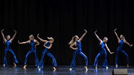 Abba-Medley. Franziska Rengger’s Tänzerinnen vom Ballett und Tanzstudio Zehlendorf proben für den Berliner Presseball.