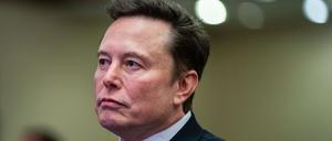 US-Milliardär Elon Musk, der in Grünheide bei Berlin eine Tesla-Fabrik betreibt. (Archivbild)