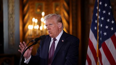 Der gewählte US-Präsident Donald Trump.