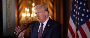 Der gewählte US-Präsident Donald Trump.