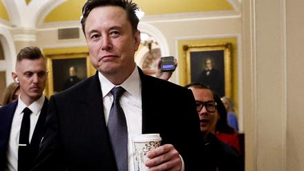 Elon Musk im Kapitol. 