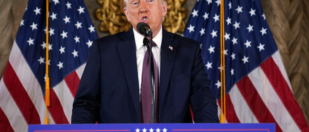 Trump rechnet damit, dass der russische Angriffskrieg in der Ukraine innerhalb von sechs Moanten beendet werden kann.