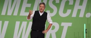 Kanzlerkandidat der Grünen und Bundesminister für Wirtschaft und Klimaschutz: Robert Habeck.