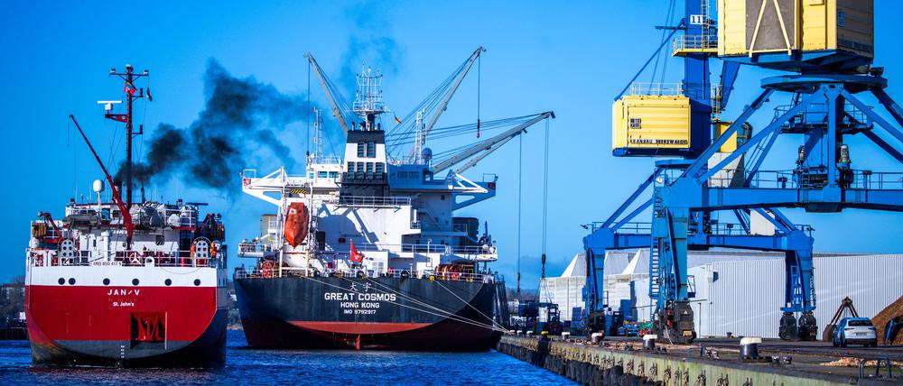 Seehafen Wismar.