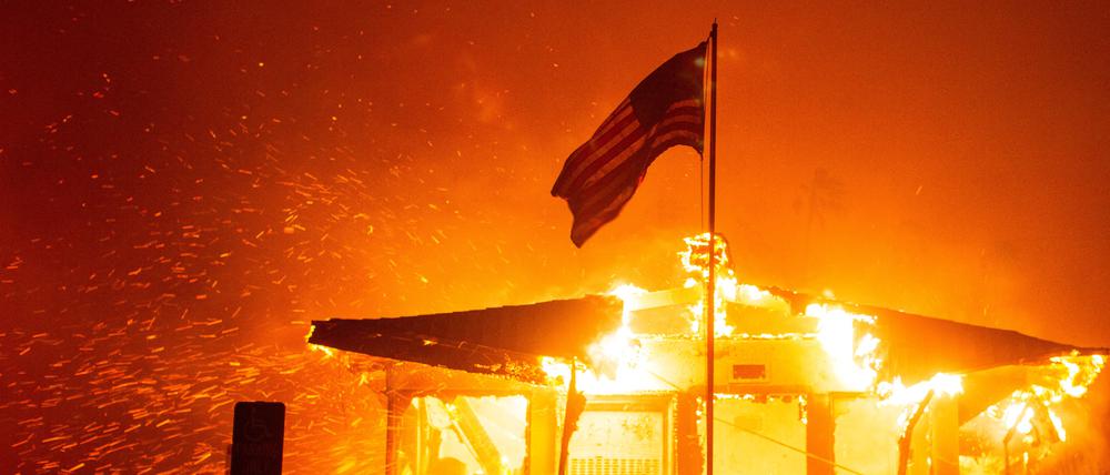Das Palisades Feuer im Januar