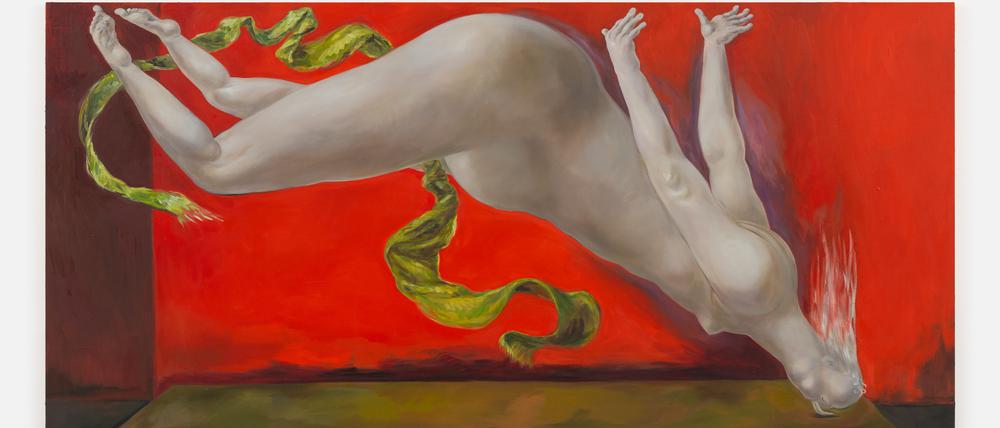Auf die Nase gefallen: „Asteria Red“, von Louise Bonnet, 2024.
