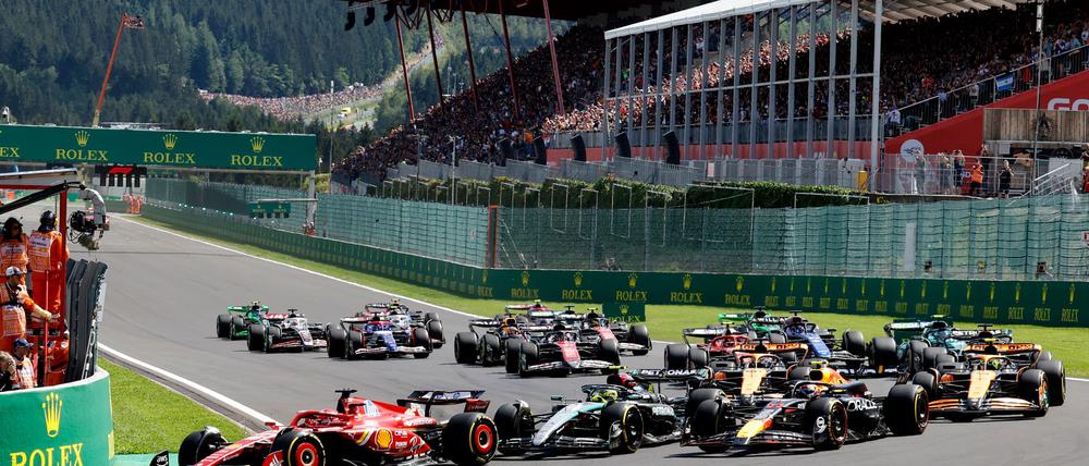 Bis 2031 bei der Formel 1 dabei: Die Rennstrecke Spa-Francorchamps.