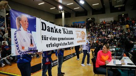 Die Fans danken Kim Renkema für die vielen gemeinsamen Erfolge.