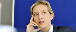 Archivbild. Alice Weidel Spitzenkandidatin AfD in Berlin Kreuzberg.