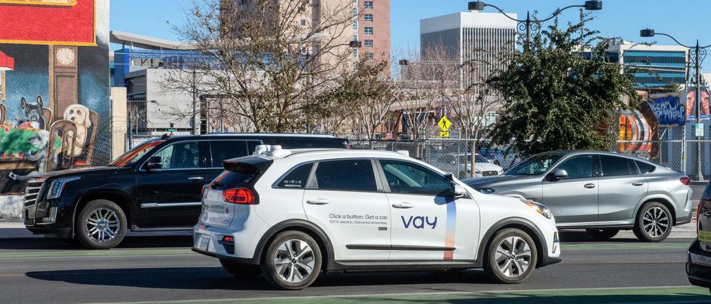 Vay Technology bringt Mietwagen ohne Fahrer im Auto zu den Kunden.