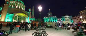 Unterwegs im Licht: Das Fest ist inzwischen eine Tradition in der Landeshauptstadt. Die Premiere fand im Jahr 2012 statt.