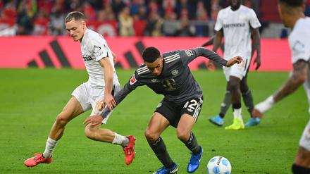 Leverkusens Florian Wirtz (l.) und der Münchner Jamal Musiala sind die entscheidenden Spieler bei ihren Vereinen. Doch einen Ausfall von Wirtz könnte Leverkusen womöglich besser kompensieren. 