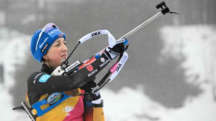 Bei Franziska Preuß lief beim Auftakt in Oberhof gar nichts.