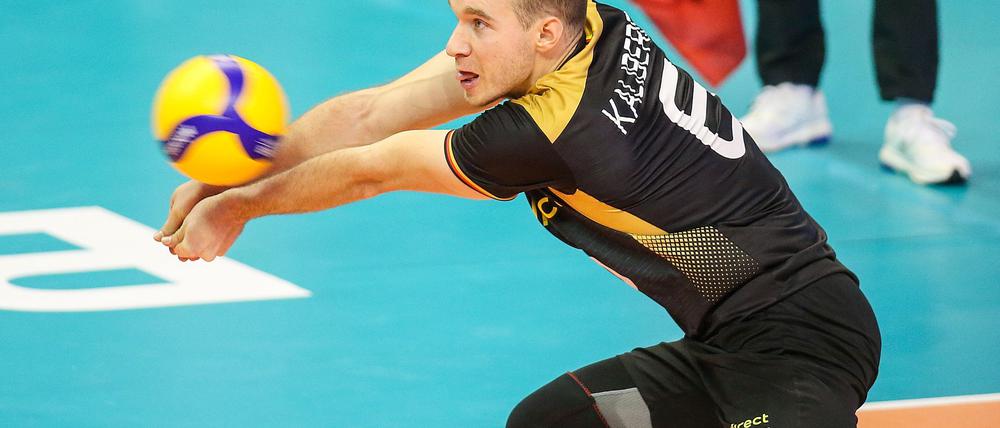 Ex-Nationalspieler Denis Kaliberda baggert nun für die Netzhoppers