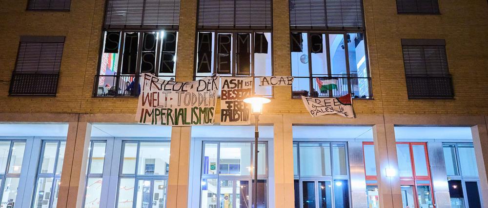 Die Besetzung eines Hörsaals an der Alice-Salomon-Hochschule sorgt weiterhin für Diskussionen. (Archivbild)