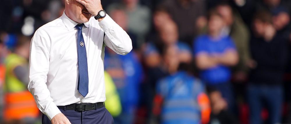 Unter Dyche gewann Everton nur eins seiner letzten elf Liga-Spiele.