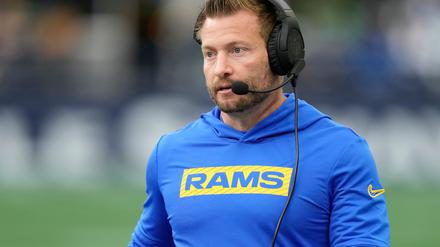 Trainer Sean McVay spielt mit den Los Angeles Rams in den Playoffs nicht zu Hause, sondern in Arizona.