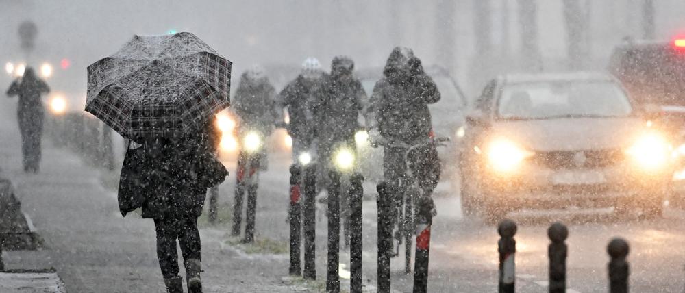Potsdam erwarten ein paar Zentimeter Schnee und Kälte in den kommenden Tagen.