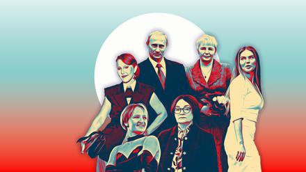 Wladimir Putin und die Frauen (Montage)