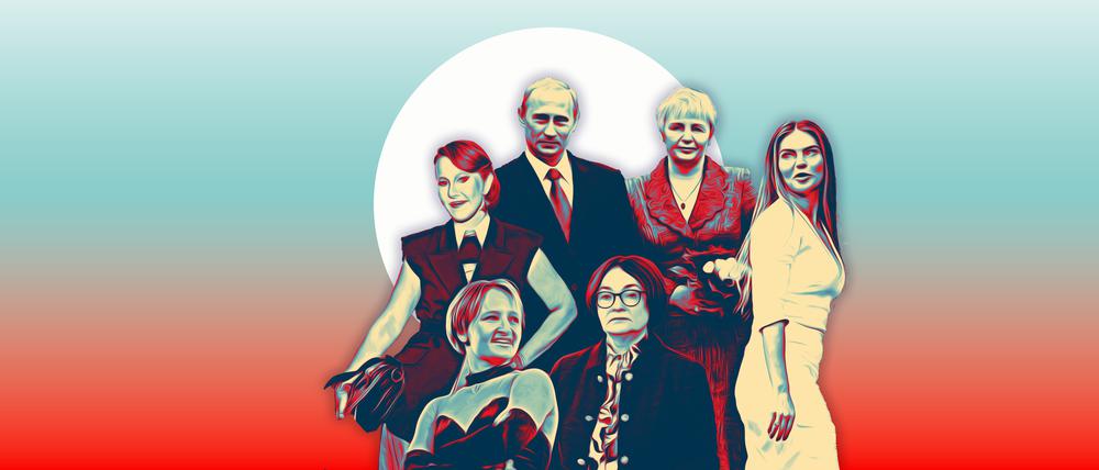 Wladimir Putin und die Frauen (Montage)