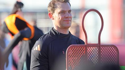 Hat gut lachen. Manuel Neuer steht vor seinem Comeback.