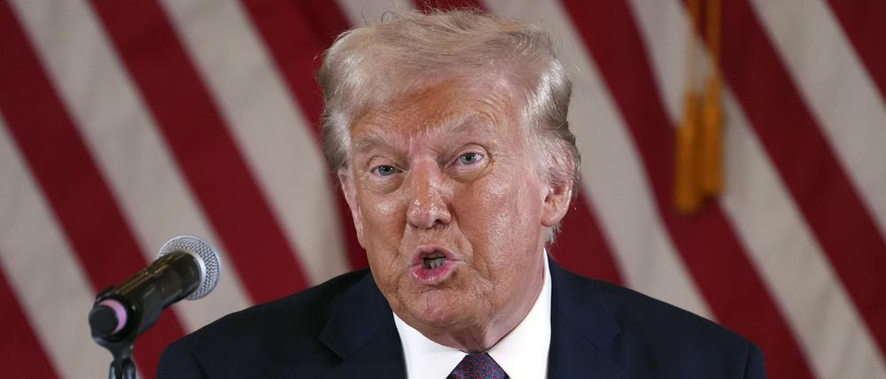 Der designierte US-Präsident Donald Trump in Mar-a-Lago.