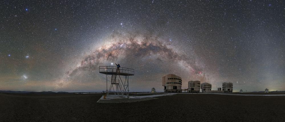 Lichtverschmutzung bedroht die Arbeit des Observatoriums auf dem chilenischen Berg Cerro Paranal.