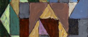 Karl-Heinz Adler, „o.T.“ (1981), Acryl auf Hartfaser.