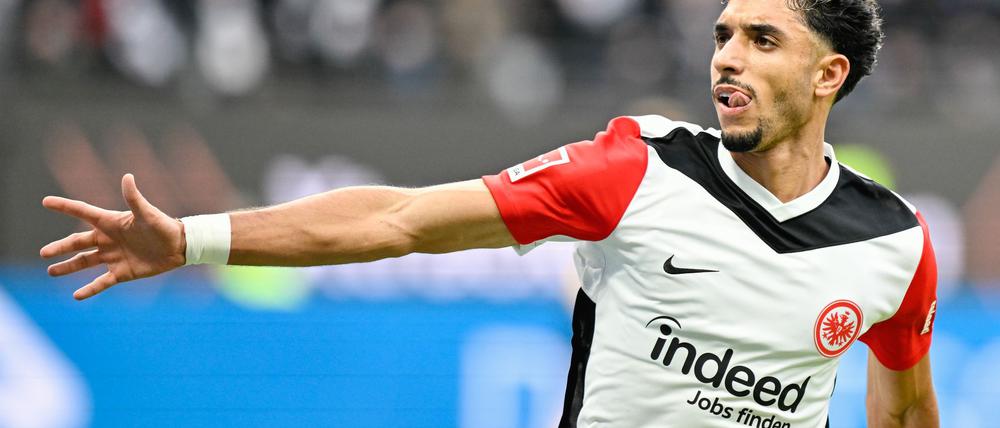 Frankfurt-Stürmer Omar Marmoush steht auf dem Wunschzettel von Manchester City.