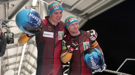 Unter Verdacht. Simon Wulff (li.) mit Francesco Friedrich.
