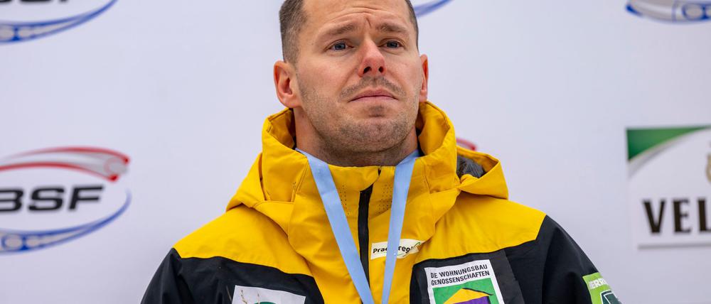 Christopher Grotheer aus Deutschland belegte in St. Moritz Rang zwei.