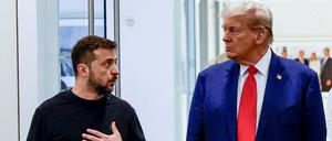 Selenskyj und Trump im vergangenen September in New York