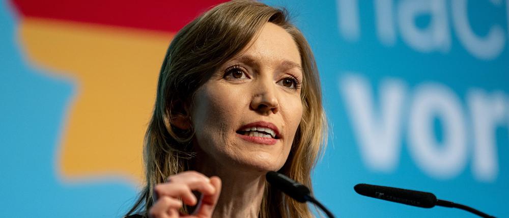 CDU-Generalsekretärin Ottilie Klein begründet den Mitgliederzuwachs ihrer Partei mit der Arbeit des CDU-geführten Senats. (Archivfoto)